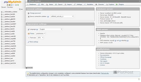 phpMyAdmin Website 的图像结果