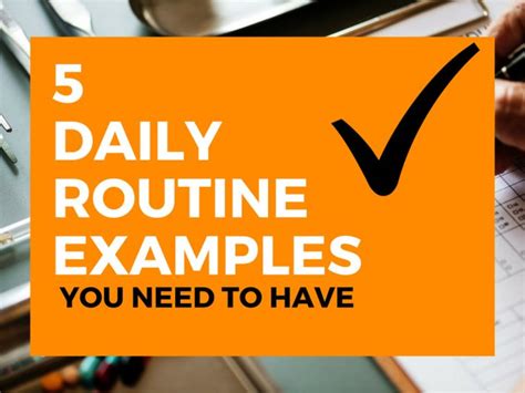 Image result for Daily Routine Examples