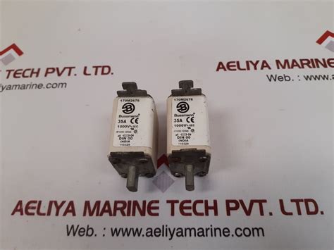 Bussmann 170m2676 fuse 35a 1000v Used – Aeliya Marine Tech