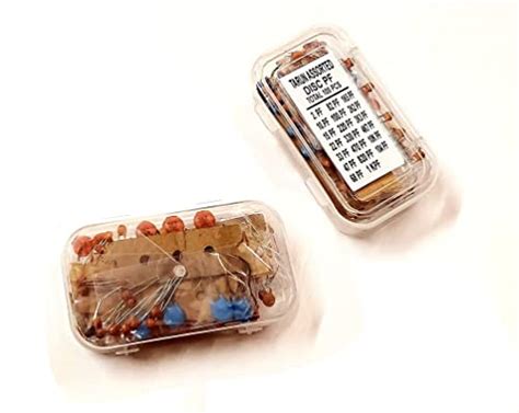 Buy ESPtronics 5 Pcs Capacitor Box All Value Capacitor 100 Pcs ...
