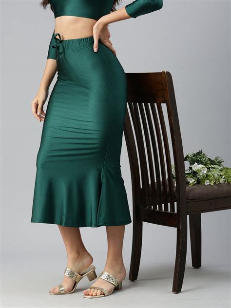 Prisma Saree Shaper - Bottle Green: Perfect Fit and Comfort