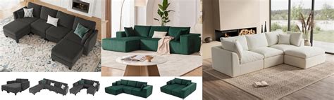 Image result for Modular vs Sectional Sofa