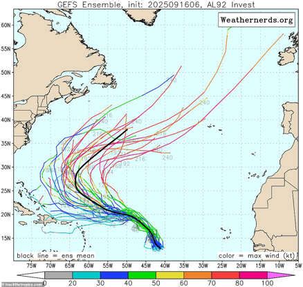 Hurricane Gabrielle likely to form as Atlantic storm odds increase