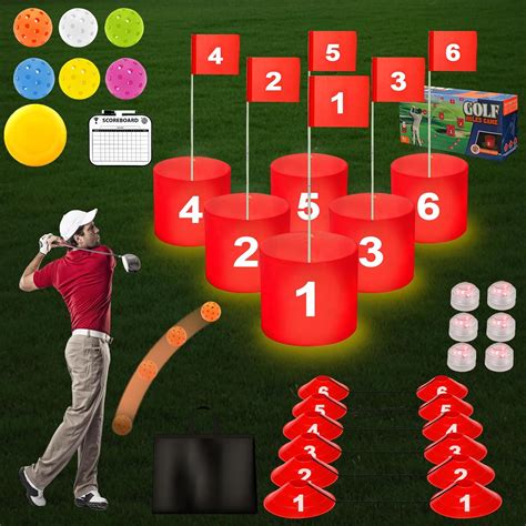 Golf Practice Game for Adults and Kids Portable 6 Holes Backyard Golf ...