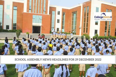 School Assembly News Headlines for 29 December 2022: Top Stories ...