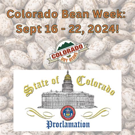 Colorado Bean Week 2024 - Colorado Dry Beans