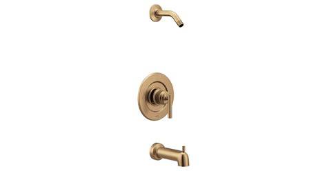 Moen T2903NHBZG Gibson Tub and Shower Trim Package Shower Head ...