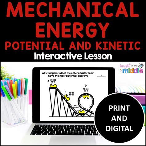 Mechanical Energy Worksheet Kinetic And Potential Energy Worksheet