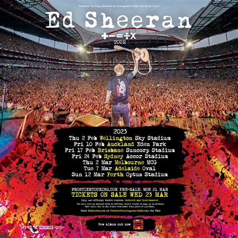 Ed Sheeran announces 2023 Australia and New Zealand tour