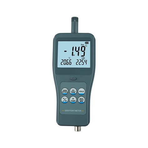 Portable Infrared Dew Point Meter with Ppm Display Infrared Thermometer ...