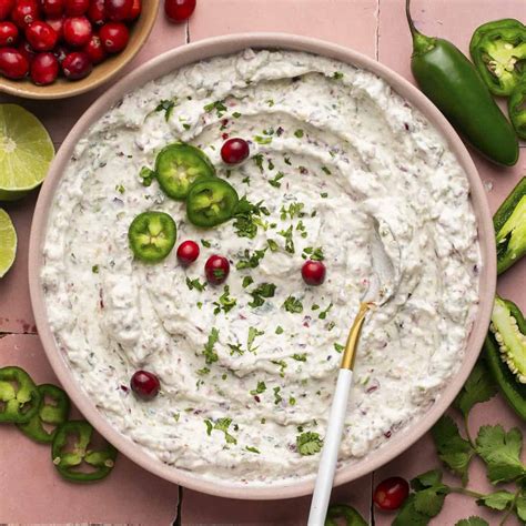 High Protein Cranberry Jalapeno Dip - Oh Snap Macros
