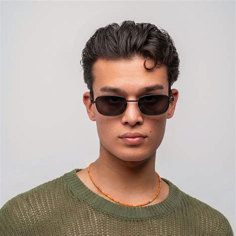 [ Riptide ] Compact Squared Sunglasses : Black/Black | Project Shades