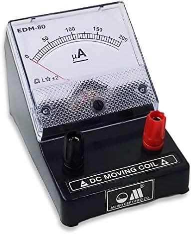 OM® Meters EDM-80 Desk Stand Analog 0-200 uA Micro Ammeter | Moving ...