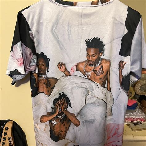 playboi carti all over print t-shirt only ship to... - Depop