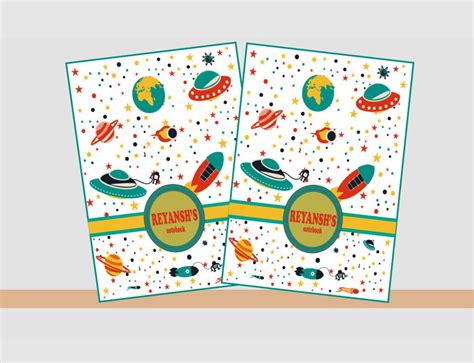 Personalised Notebook | Space – mumma.com