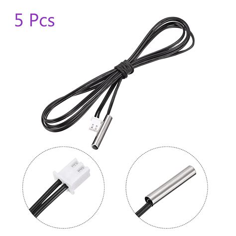 Buy DMiotech 5 Pack 78.7 10K NTC Thermistor Probe, Extruder Filament ...