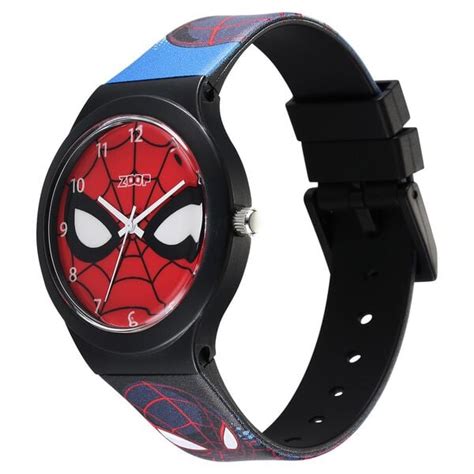 Buy Online Zoop Marvel Spiderman Interchangable Watch Set with Red Dial ...