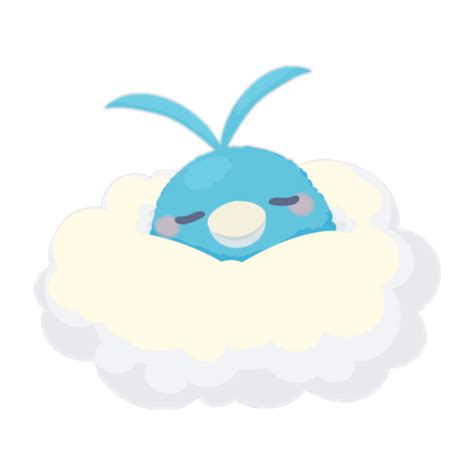 Swablu Pokemon, Blue Avian, Cottony Feathers, Sky Soaring, Gentle ...