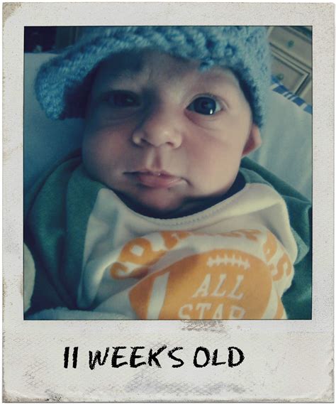 11 WEEKS OLD! | Baby face, Olds, Face