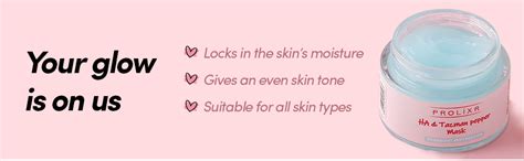 Buy Prolixr Hyaluronic Acid & Tazman Pepper Overnight Rehydration Mask ...