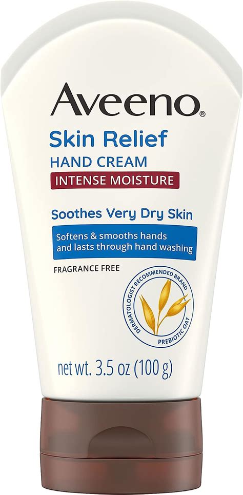 Amazon.com: Aveeno Skin Relief Intense Moisture Hand Cream with ...