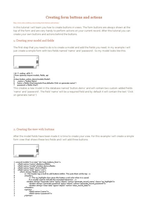 Image result for How to Form Button Using UI Actions
