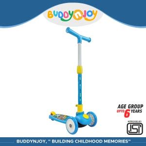 Buddynjoy Smart Kick Scooter, 4 Adjustable Height, Foldable & PVC ...