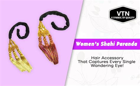 VTN Women's Patiala Shahi Paranda/Parandi Traditional Hair Accessory ...