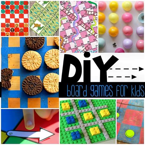 8 DIY Board Games For Kids