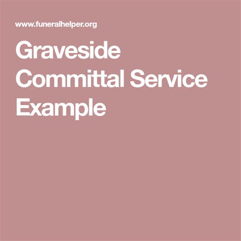 Image result for Graveside Funeral Service Program