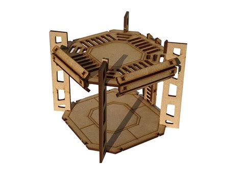 Buy PixieBitz Industrial Tower C 1 Level Rig Platform - Futuristic ...