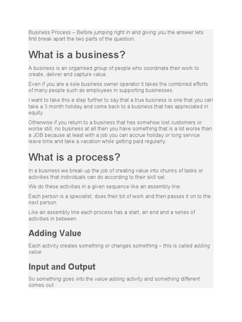 Image result for Business Process Def