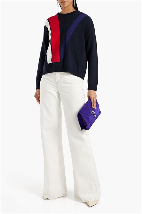 VALENTINO GARAVANI Striped wool and cashmere sweater | THE OUTNET