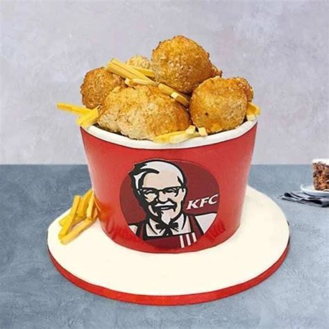 KFC Chicken Bucket Fondant Cake Delivery in Delhi NCR - ₹4,499.00 ...