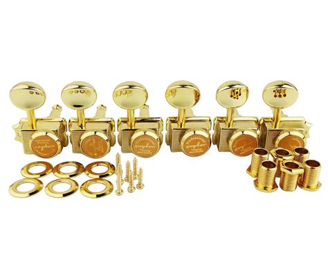 Guyker 6-in-line Vintage Guitar Lock String Tuners ââ‚¬â€œ Locking ...
