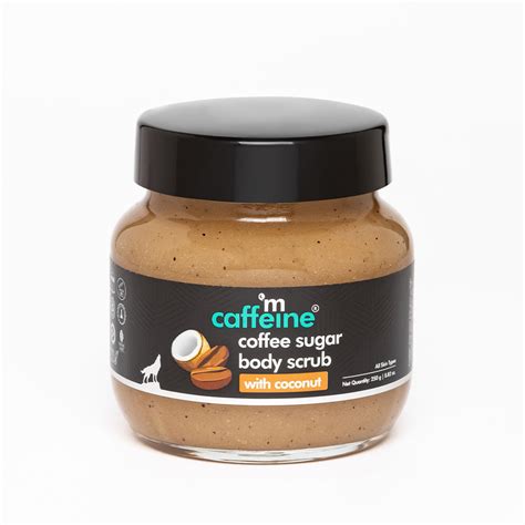 mCaffeine Coffee Sugar Body Scrub with Coconut