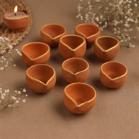 Terracotta Diyas for Eco Friendly Lighting!