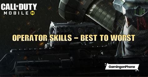 Image result for Cod Mobile Operator Skill