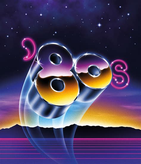 80s illustration style