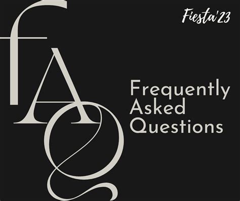 FAQ Session - PEASDEA - Frequently Asked Questions A Q Fiesta' Question ...