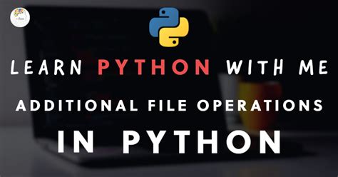 Image result for File Operations in Python