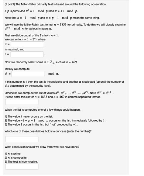 Rezultat imagine pentru Miller-Rabin Test for Primality