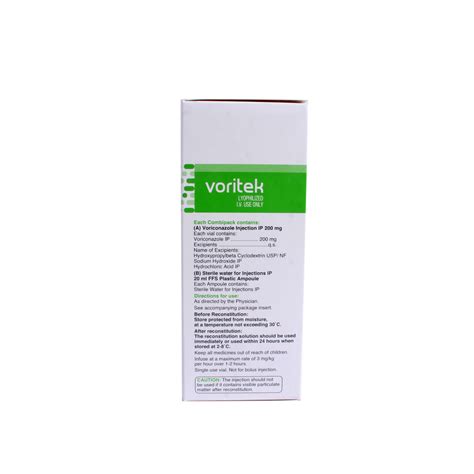 Voritek 200mg Injection Price, Uses, Side Effects, Composition - Apollo ...
