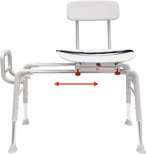 Amazon.com: 80662 Swivel Sliding Bathtub Transfer Bench MOD : Health ...