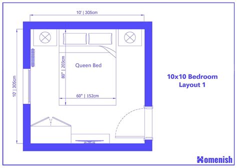 9 Best 10x10 Bedroom Layouts with Floor Plans