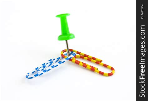 Image result for Push Pin Paper Clips