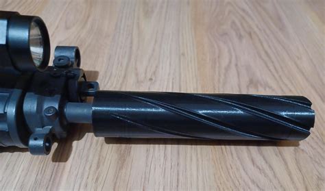 3d printed suppressor : r/airsoft