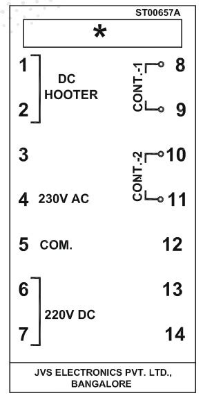 Microprocessor based facia annunciator(AC/DC fail module