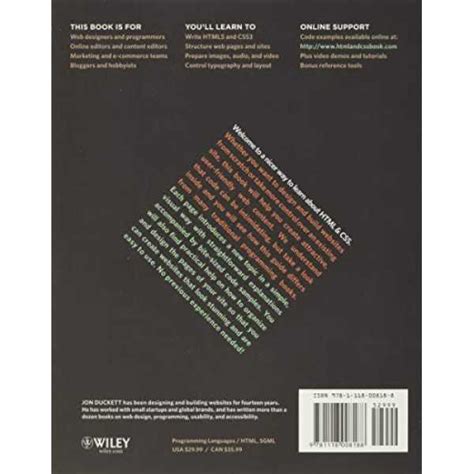 HTML and CSS: Design and Build Websites Book Price in India, Specs ...