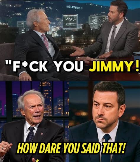 Clint Eastwood Kicked Off Jimmy Kimmel’s Show After Heated Clash - News